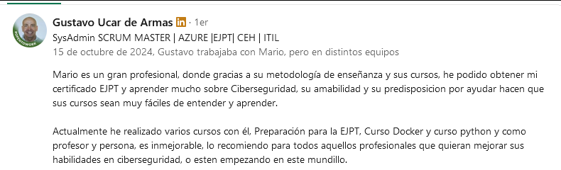 Opinión de alumno 2